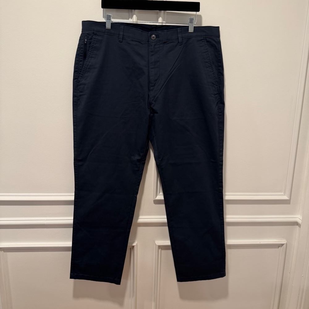 English Laundry Men's Chino Pants Size‎ 40x30 Navy Blue Flat Front